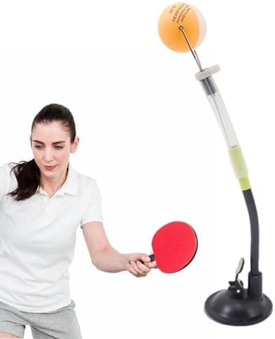Pong-Trainer | Professionelle Robotermaschine - Stabile Tisch-Saugnapf - Für Profis und Enthusiasten - Spieltraining auf