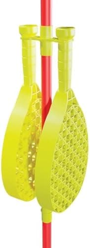 Klassischer Swingball All Surface Echter Tennisball Meisterschaftsschläger Rot und Gelb 6+ bis Erwachsene Tennisspiel