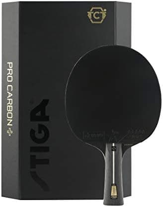 STIGA Pro Carbon Tischtennisschläger - ITTF zugelassen - Verbesserte Geschwindigkeit, Kontrolle und Komfort - Touch Carb
