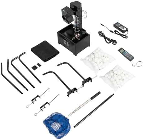 Automatische Tischtennis Ballmaschine mit Netz für Fitnessstudios und Schulen
| Tischtennis Roboter mit 100 Bällen und