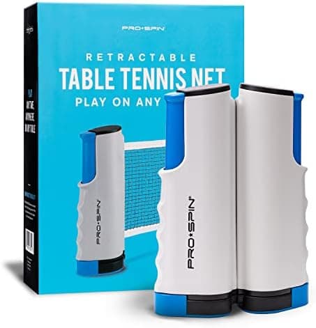 PRO-SPIN Tischtennisnetz - Ausziehbares Tragbares Tischtennisnetz Für Alle Alter (verstellbare Länge) – Ideal für Outdoo