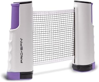 PRO-SPIN Tischtennisnetz - Ausziehbares Tragbares Tischtennisnetz Für Alle Alter (verstellbare Länge) – Ideal für Outdoo