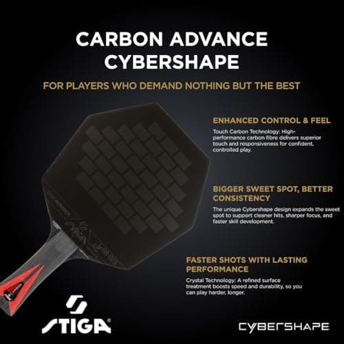Tischtennisschläger STIGA Carbon Advance für Profis im Training
| Tischtennisschläger STIGA Carbon Advance - Leicht, St