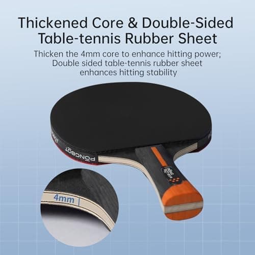 Five-Star Tischtennisschläger für ernsthafte Spieler
| PONGBOT Carbonfaser Tischtennisracket zum HARDSHELL-Koffer
| 7-L