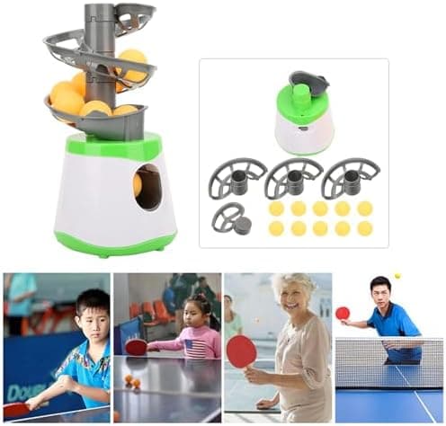 [Kombinierte Fitnessprodukte + Automatischer Tischtenniswerfer + Sport-Tischtennistrainer] + [Spielkomfort + Ausdauertra
