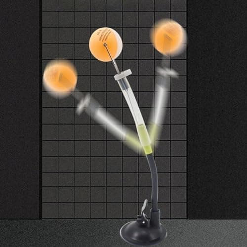 Pong-Trainer | Professionelle Robotermaschine - Stabile Tisch-Saugnapf - Für Profis und Enthusiasten - Spieltraining auf
