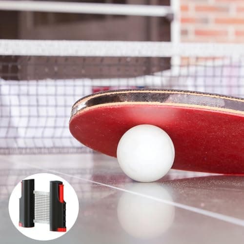 Schwarz Helweet Table Tennis Netz, Tragbares Tischtennisnetz, Mobiles Table Tennis Netzzeug