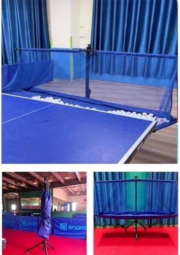 Tischtennis-Roboter-Fangnetz Großes Ping-Pong-übungsnetz Mit Aufschlägen Und Multi-Ball-Training 148x135cm/58.3x5|1in
Ti