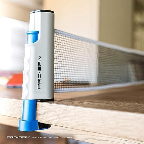 PRO-SPIN Tischtennisnetz - Ausziehbares Tragbares Tischtennisnetz Für Alle Alter (verstellbare Länge) – Ideal für Outdoo