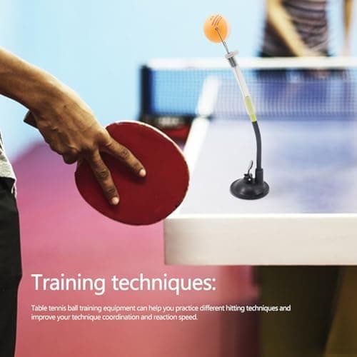 Pong-Trainerroboter Mit Sauger FÜR Übung Und Streicheln, STABILES Tischtenniszubehör FÜR Kinder UND Erwachsene, RASCHES