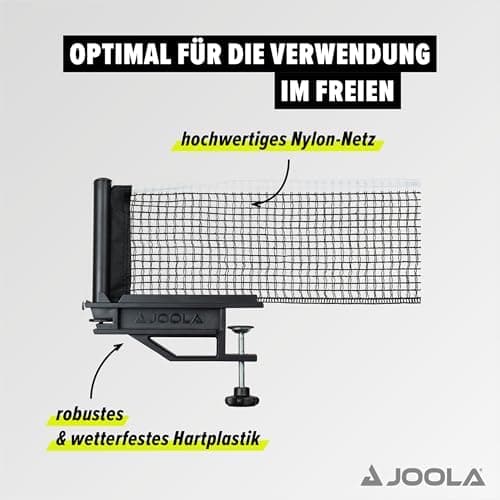JOOLA Tischtennisnetz Outdoor Freizeitsport - Netzspannung verstellbar, Blau - One Size