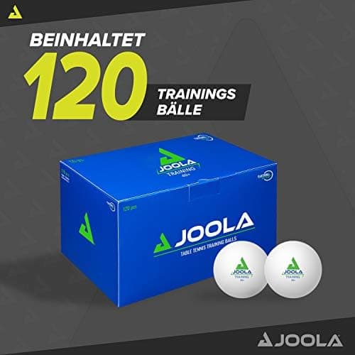 JOOLA - Auffangnetz für Ballmaschine & Tischtennisbälle Training - Weiss 40+ 120er Karton