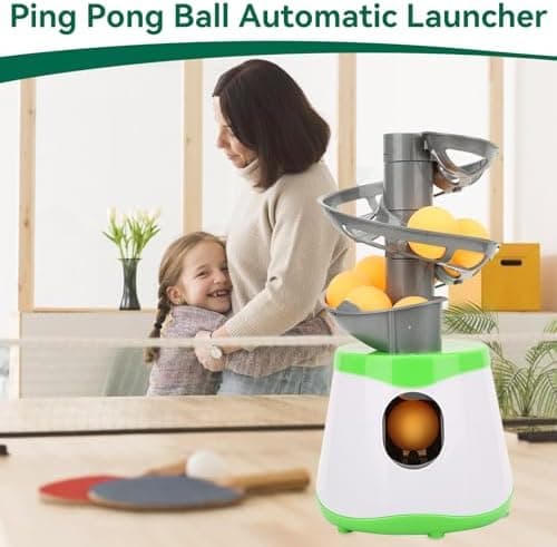 Automatischer Tischtennis Werfer für Profis mit ABS Material & 10 Trainingsspeere
Professioneller Automatischer Tischten