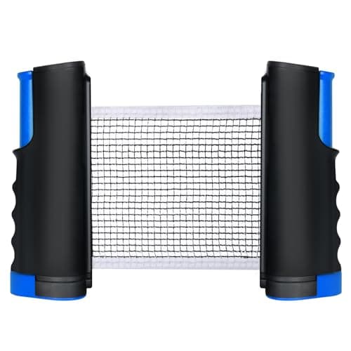 Flintronic Ausziehbares Tragbares Tischtennisnetz für Every Table, Ersatznetz für Outdoor & Indoor, Maximale Länge 170 c