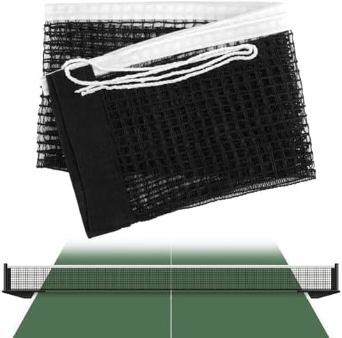 Neerow Tischtennisnetz Polyester - Tragbares Netz 180 * 14 cm für Jeden Tisch und Outdoor Nutzung