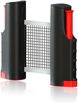 Schwarz Helweet Table Tennis Netz, Tragbares Tischtennisnetz, Mobiles Table Tennis Netzzeug