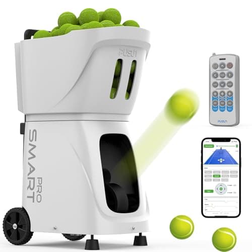 Tennis Ball Machine Padel AI Drill 115+Ball Kapazität Dreifach-Steuerung Proportable