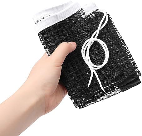 Sourcing Map Schwarz 1,75 Meter Langes Tischtennisnetz für alle Tische, robustes Nylon-Ersatznetz, tragbares Ping Pong N