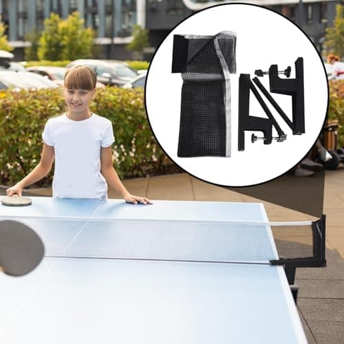 Flamp On Net - Professioneller Tischtischtennisnetz, Einstellbare Post Und tragbar | Spaltpolsterung Für Wettkämpfe Und