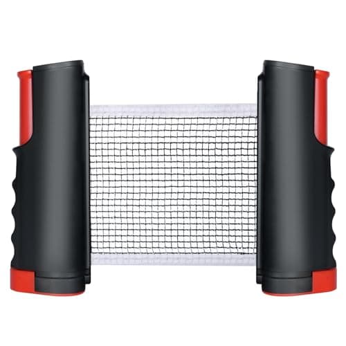 Flintronic Ausziehbares Tragbares Tischtennisnetz für Every Table, Ersatznetz für Outdoor & Indoor, Maximale Länge 170 c