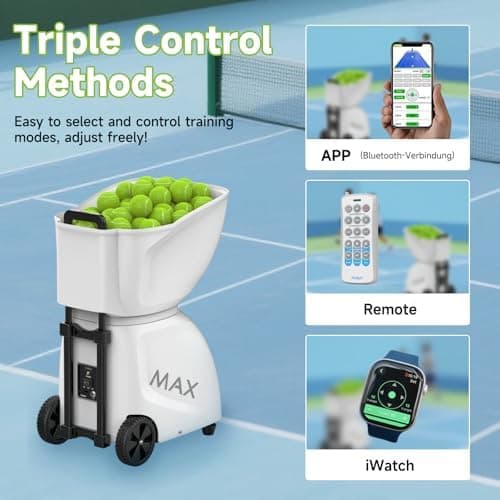 PUSUN PT-Max C Padel- und Tennisballmaschine für professionelle Trainingsbedürfnisse
| PUSUN PT-Max C Dual-Control Ball