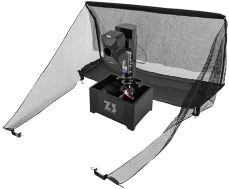 Tischtennistrainer mit Netz 36W Automatisch 100 Bälle/100 Min Fernsteuerung Perfect für Profis & Amateure Ballwurfrate 3