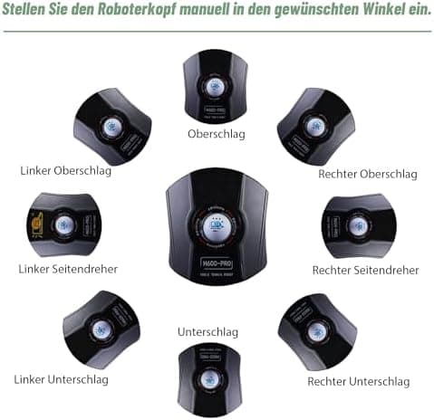 Tischtennis Roboter mit Netz + Automatische Ballmaschine + Ping Pong Roboton Tischtennis-Trainer für Trainingsbewerber C