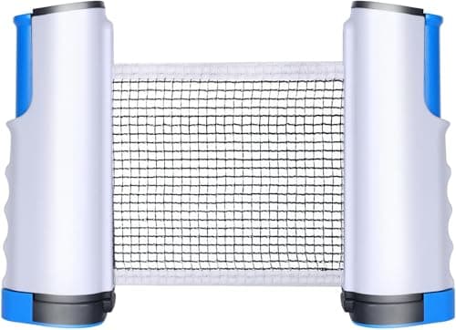 Flintronic Ausziehbares Tragbares Tischtennisnetz für Every Table, Ersatznetz für Outdoor & Indoor, Maximale Länge 170 c