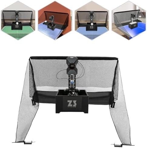 Profi Tischtennis-Trainer-Robot-Maschine für Fortgeschrittene Spieler mit Automatikwurf-Funktionsballwerfer, 40 cm x 60