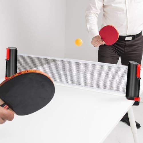 Schwarz Helweet Table Tennis Netz, Tragbares Tischtennisnetz, Mobiles Table Tennis Netzzeug