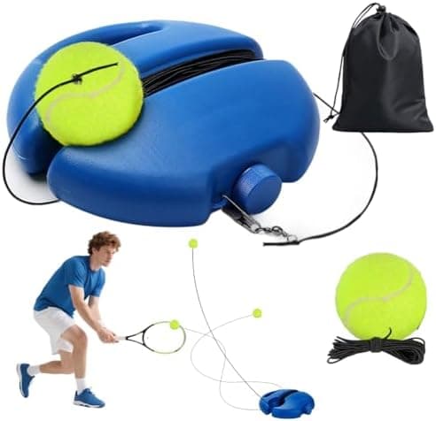 Tennis-Trainer Set - Trainer Baseboard mit 2 Tennisbällen für Kinder & Erwachsene
| Tennistrainer Set mit String - Prax