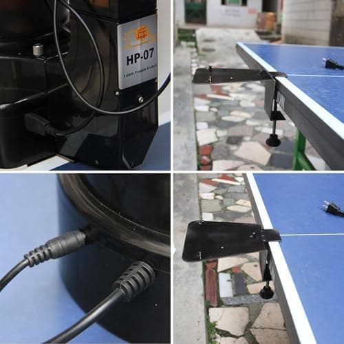 Tischtennis-Roboter-Ping-Pong-Maschine mit 100-Ball-Versorgung und 36-Arten-Regler für Fortgeschrittene