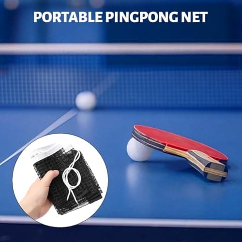 Flintronic Tischtennisnetz - Polyesters, 1,75M Lang, tragbares Ersatznetz - passend für alle Tische und Netze - High-Qua