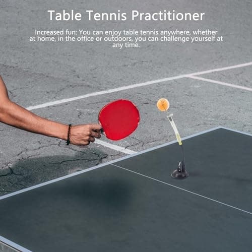 Pong-Trainer | Professionelle Robotermaschine - Stabile Tisch-Saugnapf - Für Profis und Enthusiasten - Spieltraining auf
