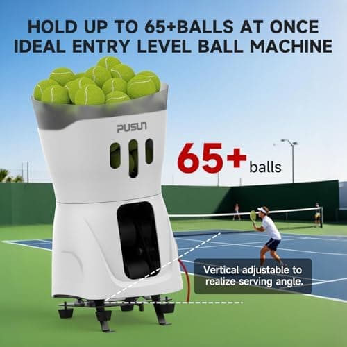 PT-Mini-Tennisballmaschine, tragbar, geeignet für Anfänger und Fortgeschrittene, perfekt für Haus- und Gärtensport, inte