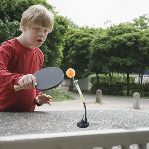 Pong-Trainer | Professionelle Robotermaschine - Stabile Tisch-Saugnapf - Für Profis und Enthusiasten - Spieltraining auf