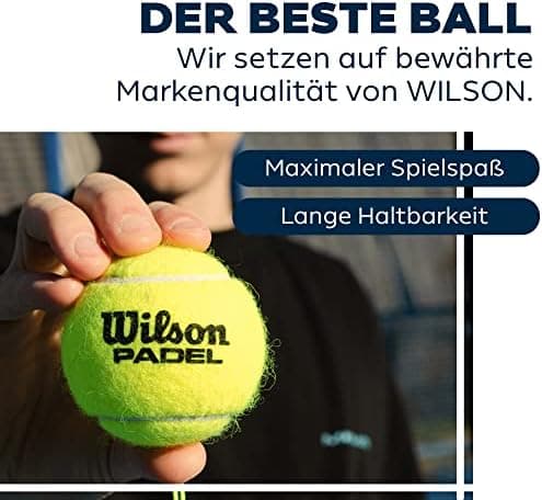 MOVEMATE Padel-Trainer Set mit Wilson® Padelball | innovatives_ballspiel_für_draußen | Kinder&Erwachsene|Garten_Park_Übu