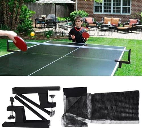 Flamp On Net - Professioneller Tischtischtennisnetz, Einstellbare Post Und tragbar | Spaltpolsterung Für Wettkämpfe Und