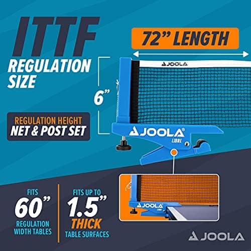 JOOLA Outdoor Tischtennisnetz - Feststellschraube - Höhenverstellbar für Freizeitsport