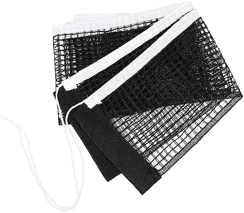 Sourcing Map Schwarz 1,75 Meter Langes Tischtennisnetz für alle Tische, robustes Nylon-Ersatznetz, tragbares Ping Pong N