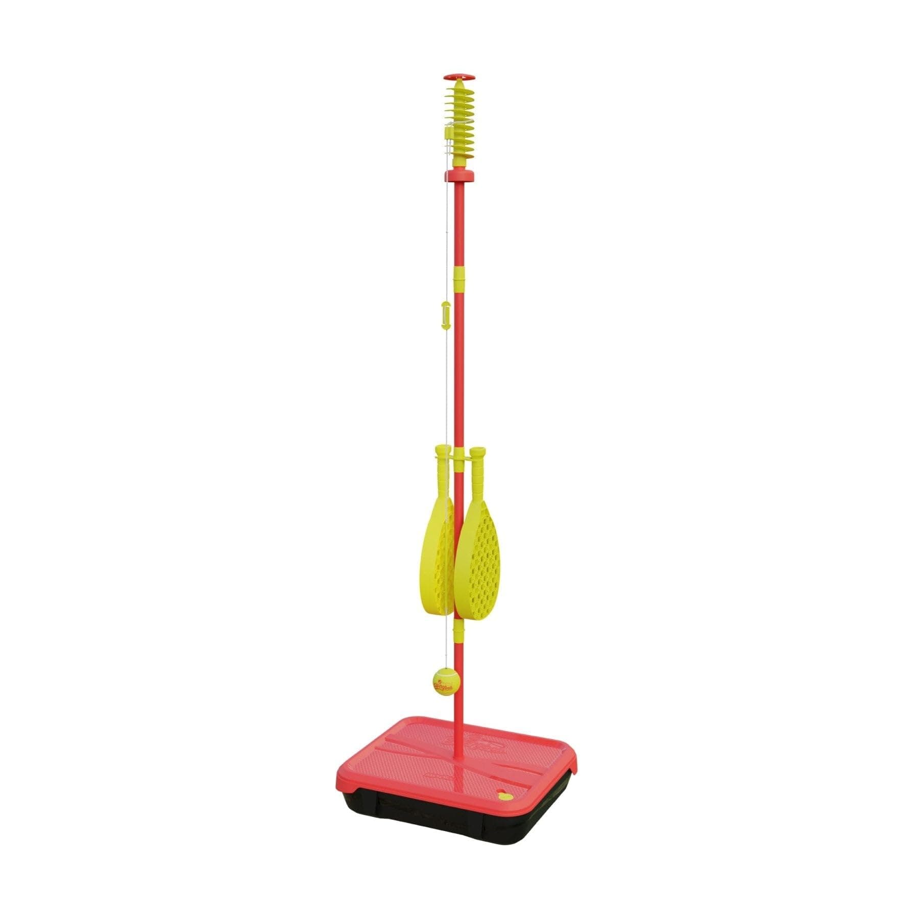 Klassischer Swingball All Surface Echter Tennisball Meisterschaftsschläger Rot und Gelb 6+ bis Erwachsene Tennisspiel