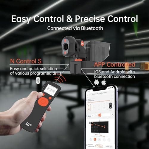 PONGBOT Tischtennis-Roboter + Powerbank + 264 vorgespeicherte Trainingsbohrer  
PONGBOT Tischtennis-Roboter + Fernbedien