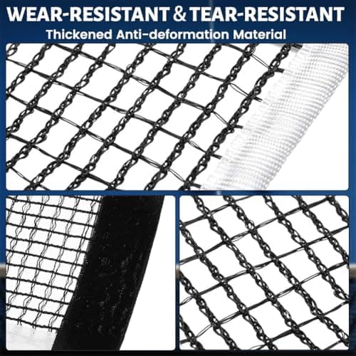 Flintronic Tischtennisnetz - Polyesters, 1,75M Lang, tragbares Ersatznetz - passend für alle Tische und Netze - High-Qua