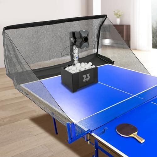 Automatische Tischtennis Ballmaschine mit Netz für Fitnessstudios und Schulen
| Tischtennis Roboter mit 100 Bällen und