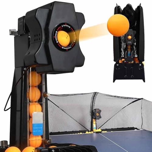 Automatische Tischtennis Ballmaschine für Profis mit 9 Spineinstellungen und Recycling-Netzen
| Pro Tischtennis Trainin