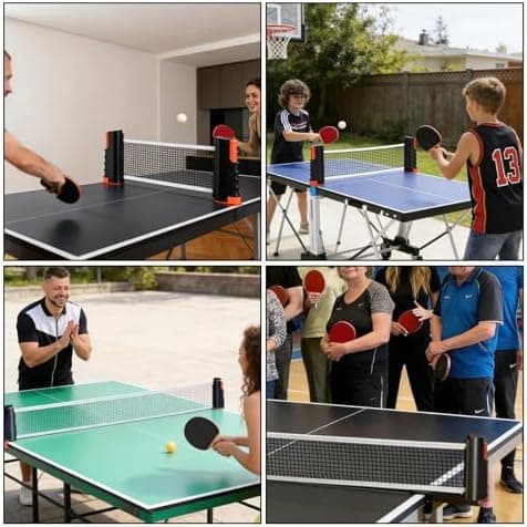 Tischtennisnetz Ausziehbares Anti Slip Klemmen Outdoor & Indoor Maximale Länge 170 cm
Tischtennisnetz Ausziehbares für J
