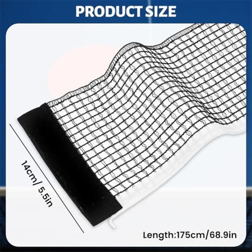 Flintronic Tischtennisnetz - Polyesters, 1,75M Lang, tragbares Ersatznetz - passend für alle Tische und Netze - High-Qua