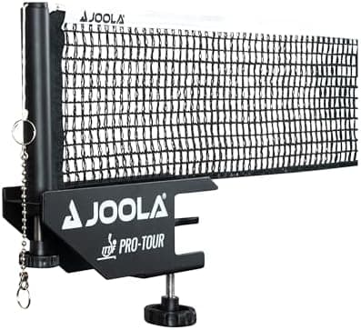 Joola Unisex - Erwachsene Post-Set Pro Tour Tischtennisnetz, Schwarz, 152cm, Schnellinstallierbar, Hochwertig
