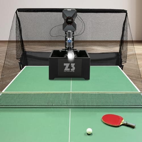 Automatische Tischtennis Ballmaschine mit Netz für Fitnessstudios und Schulen
| Tischtennis Roboter mit 100 Bällen und