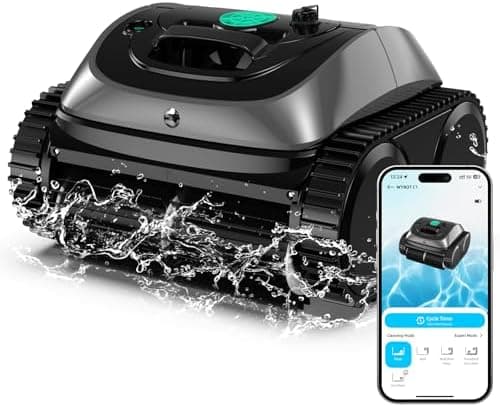 WYBOT C1 Poolroboter - Akkubetrieb, 150 Min. Kabellos, Intelligente Routenplanung für Poolreinigung